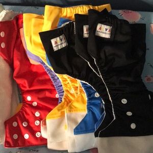 Newborn Cloth Diapers and Inserts- 13 total